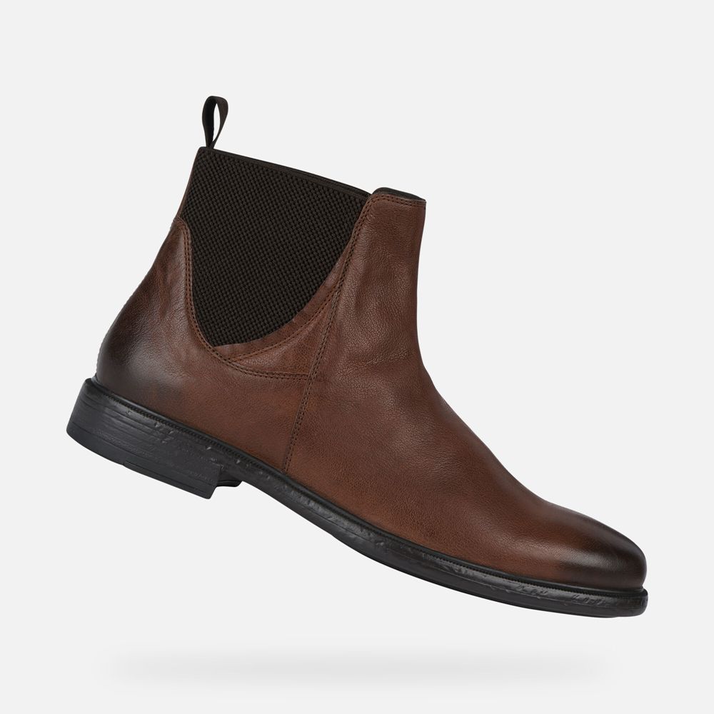 Geox Erkek Bot Koyu Kahverengi - Terence - YHM-486593